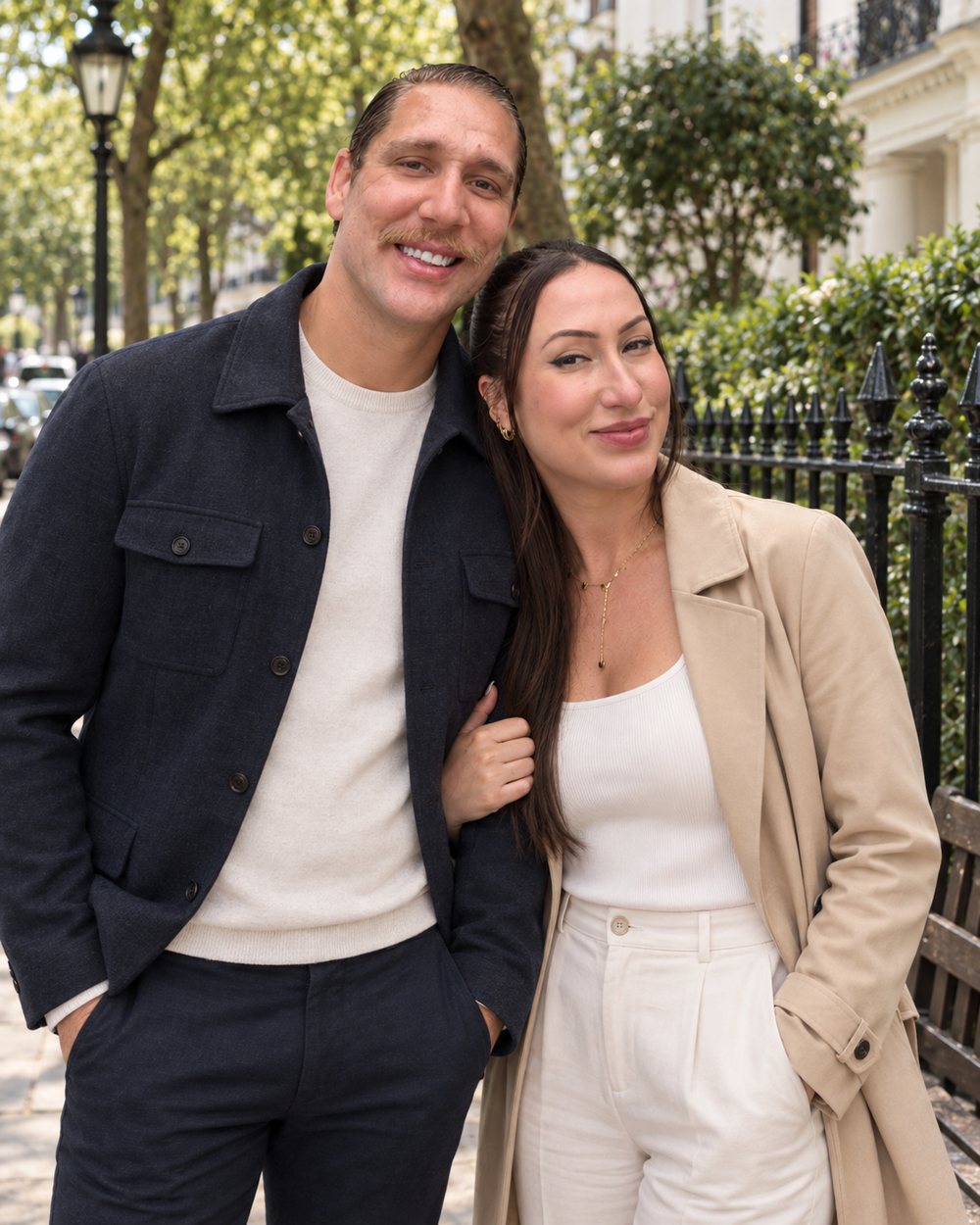 Mauricio Missel Fietz and Jessica Laura in London